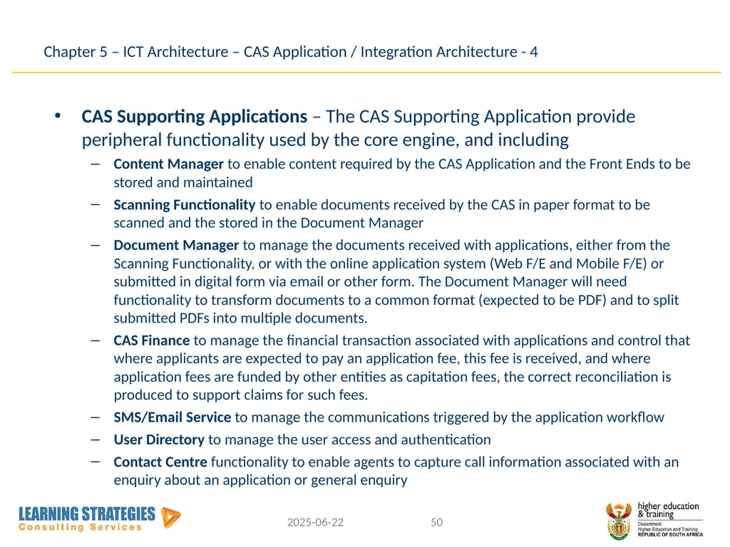 Central Application Service for Post-School - slide 50 of 92