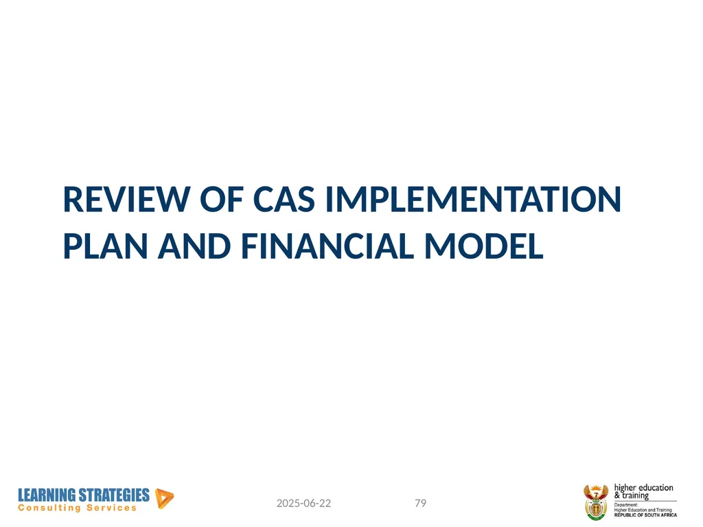 Central Application Service for Post-School - slide 78 of 92