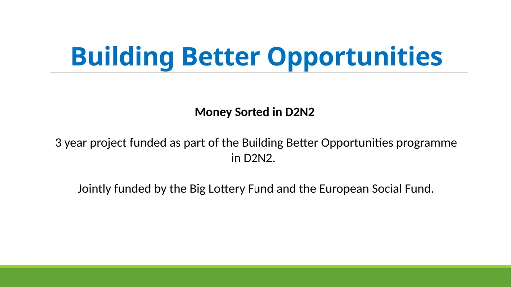 A financial inclusion project helping people with - slide 2 of 16