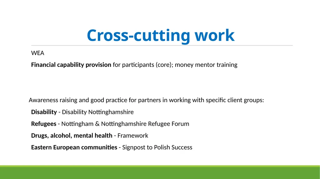 A financial inclusion project helping people with - slide 9 of 16
