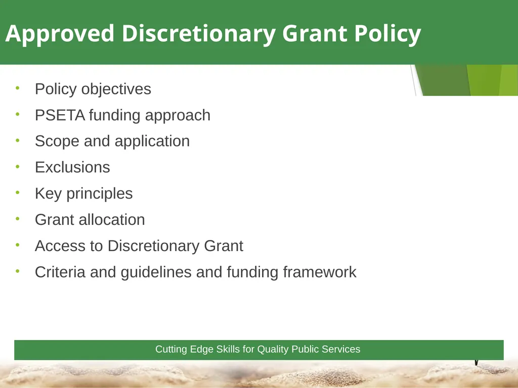 1 Towards a Skilled & Capable Public Service - slide 14 of 33