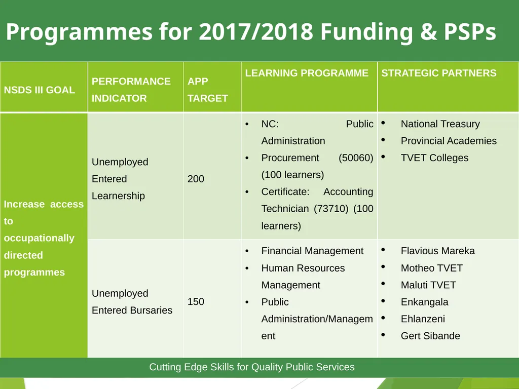 1 Towards a Skilled & Capable Public Service - slide 19 of 33