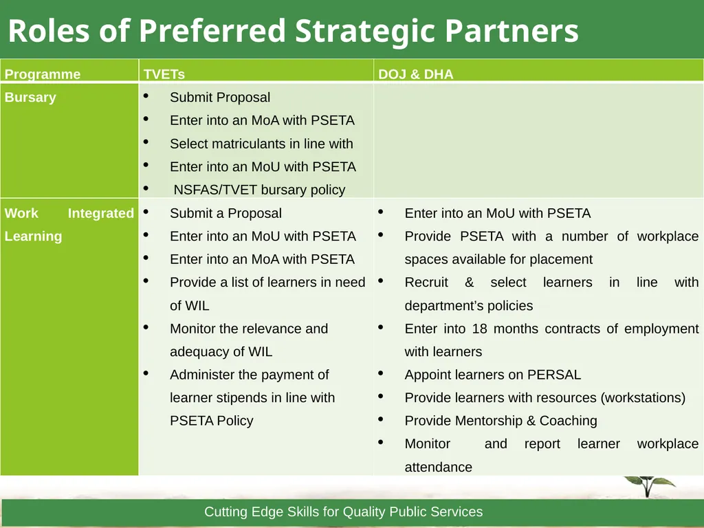 1 Towards a Skilled & Capable Public Service - slide 28 of 33