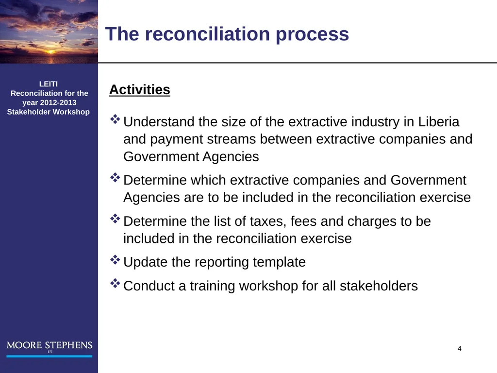 LEITI Reconciliation for the year 2012-2013 - slide 4 of 27