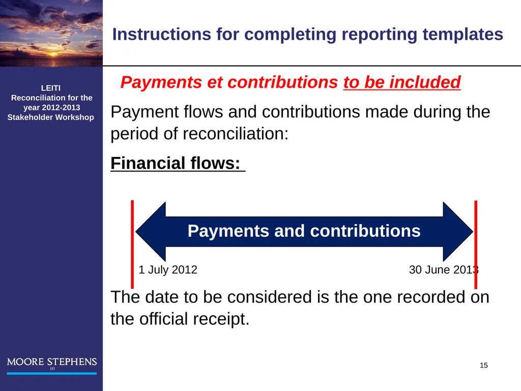 LEITI Reconciliation for the year 2012-2013 - slide 15 of 27