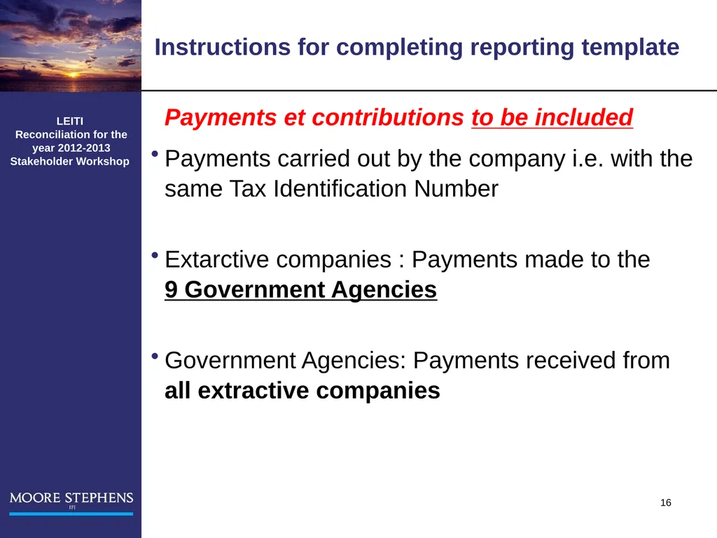 LEITI Reconciliation for the year 2012-2013 - slide 16 of 27