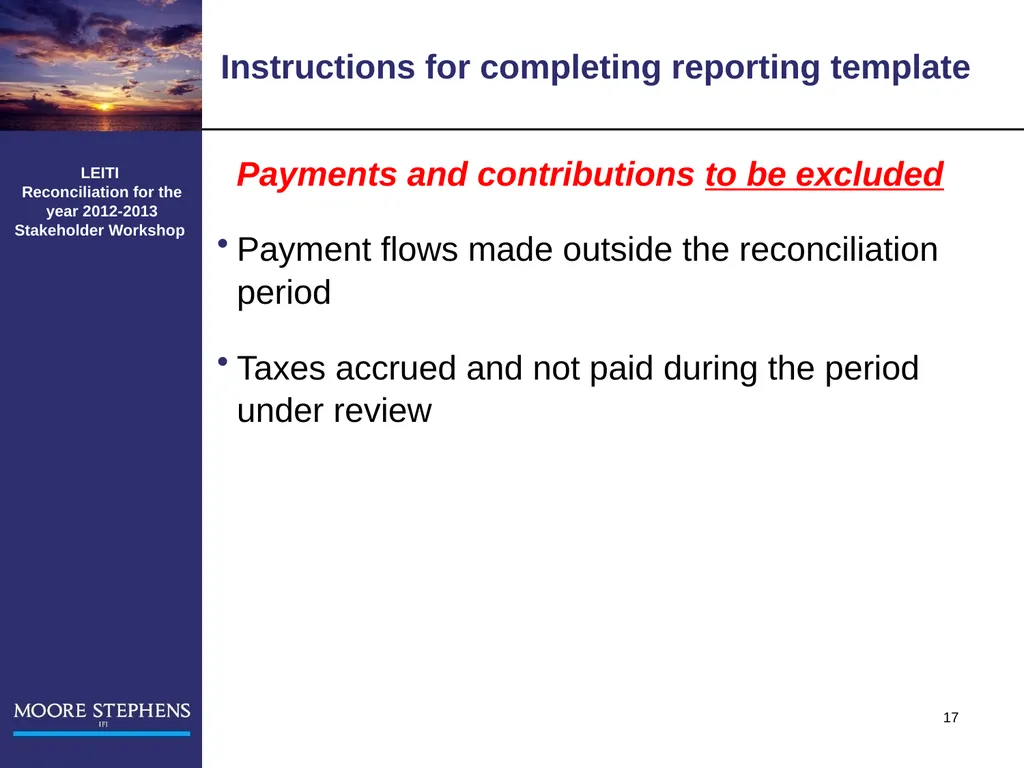 LEITI Reconciliation for the year 2012-2013 - slide 17 of 27