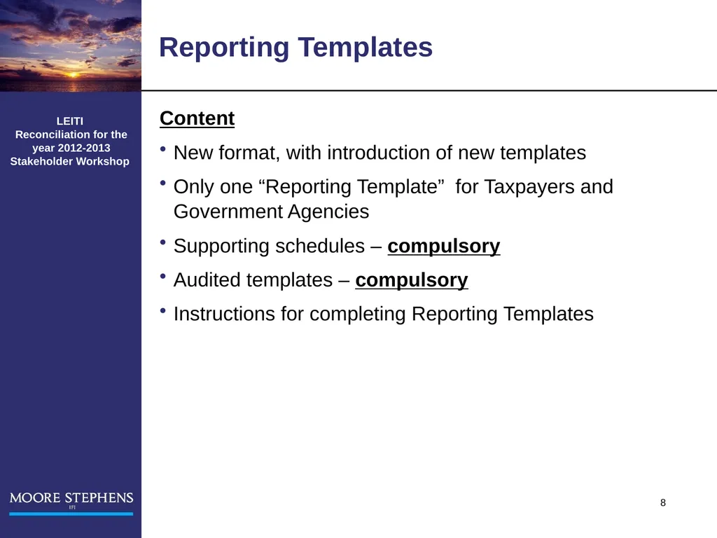 LEITI Reconciliation for the year 2012-2013 - slide 8 of 27