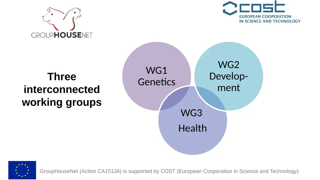 GroupHouseNet (Action CA15134) is supported by - slide 4 of 9