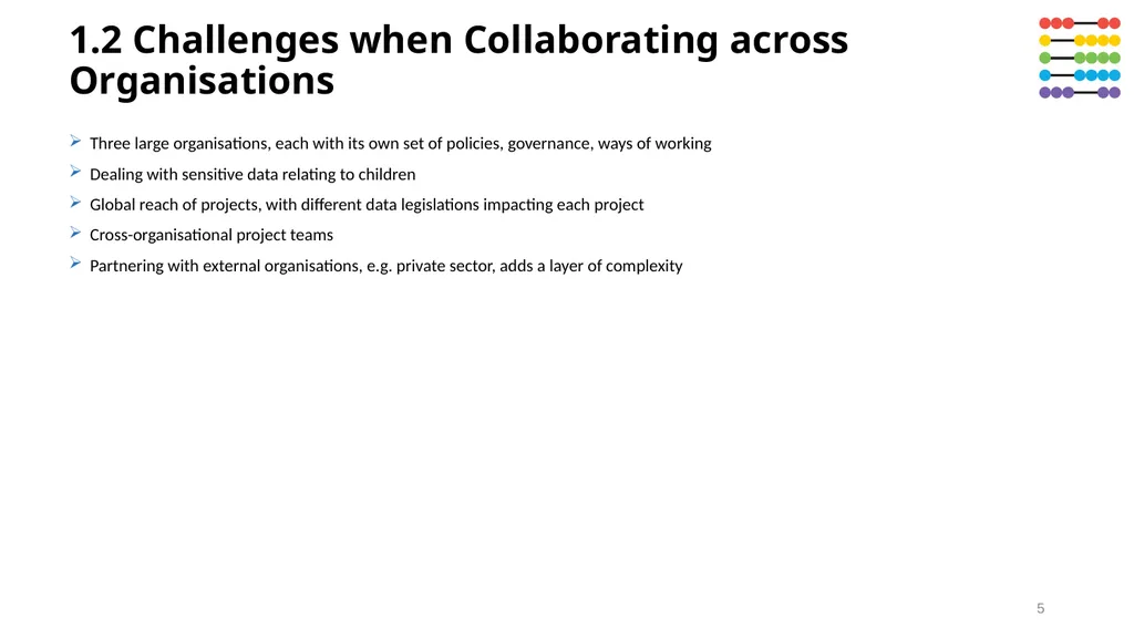 Using data to improve outcomes for children - slide 5 of 13