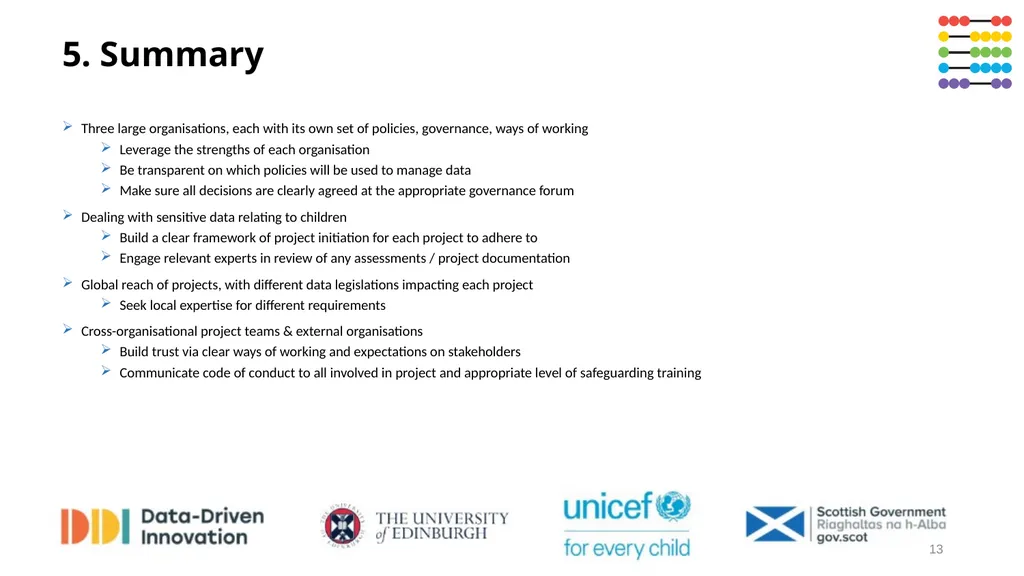 Using data to improve outcomes for children - slide 13 of 13