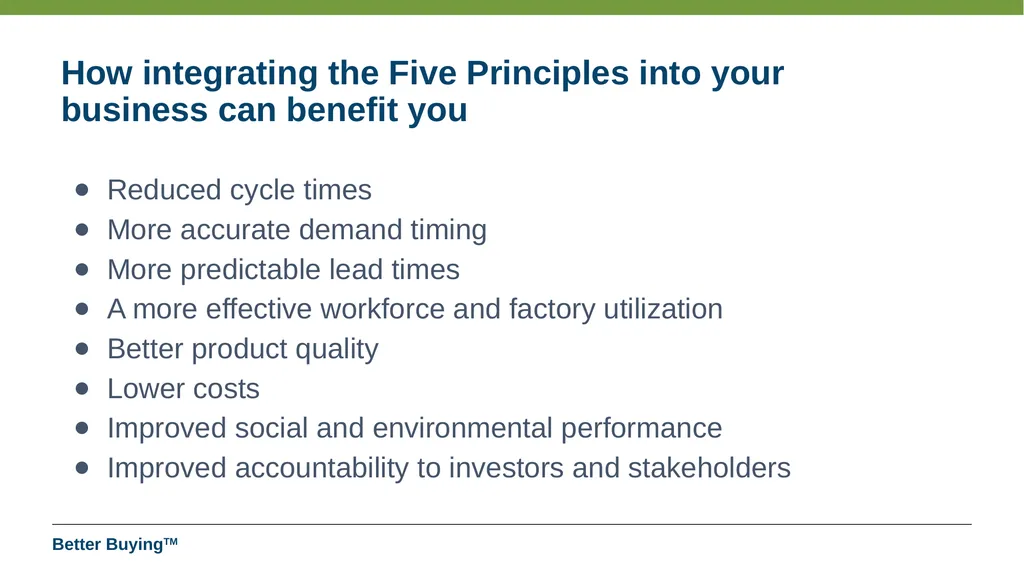The 5 Principles of Responsible Purchasing Better - slide 7 of 8