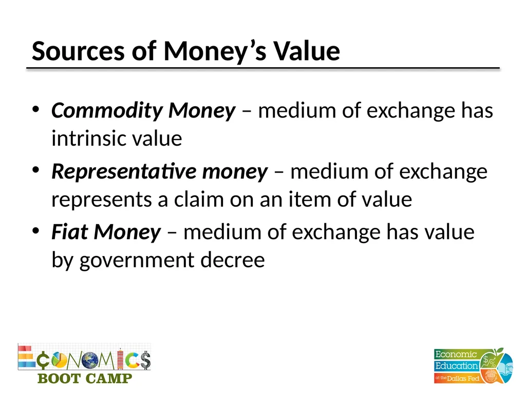 Session 12 Money and Financial Markets TEKS (12) - slide 7 of 22