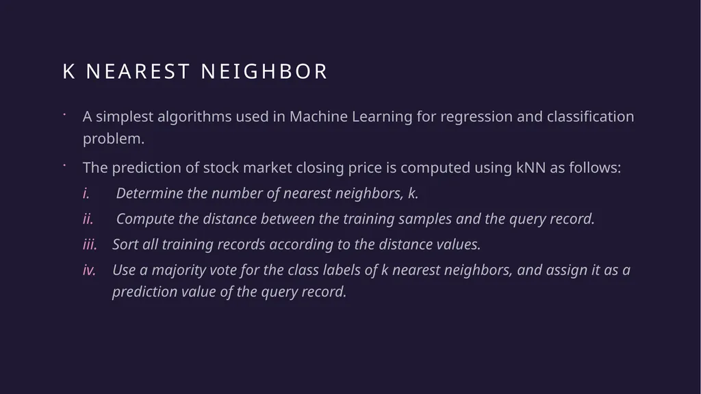 Stock Market prediction with Machine learning - slide 9 of 13