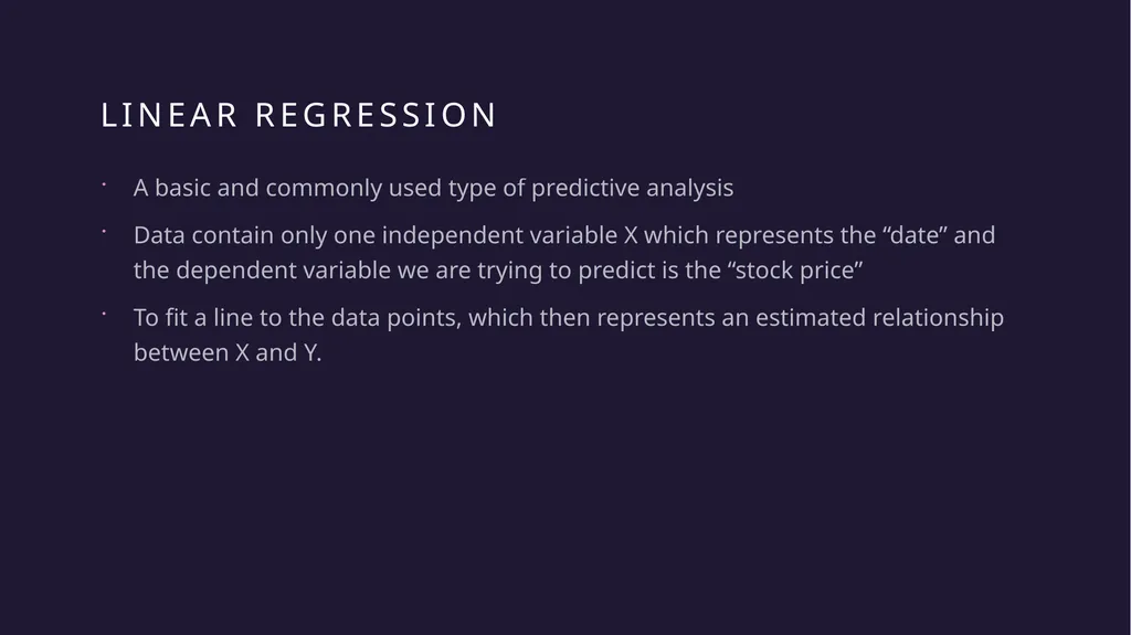 Stock Market prediction with Machine learning - slide 4 of 13