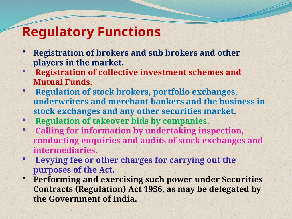 SEBI - INVESTMENT MANAGEMENT Presented by Mrs. M. - slide 9 of 15
