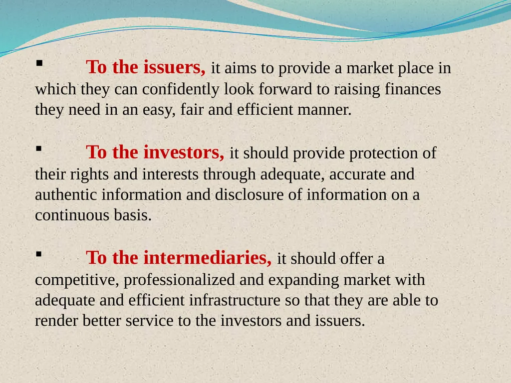 SEBI - INVESTMENT MANAGEMENT Presented by Mrs. M. - slide 6 of 15