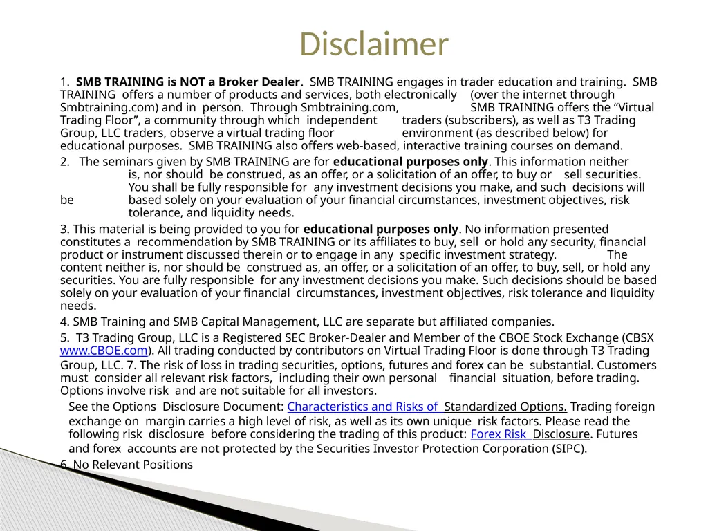 The Vertical Spread Advantage: Achieve Above - slide 2 of 54
