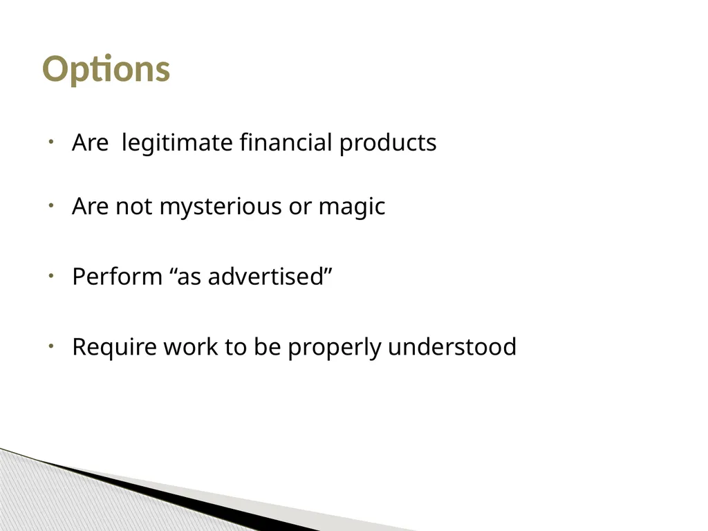 The Vertical Spread Advantage: Achieve Above - slide 8 of 54