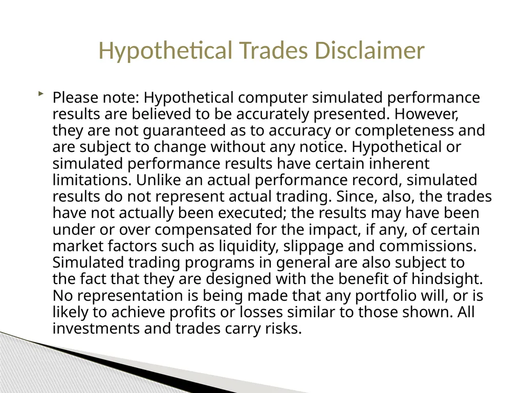 The Vertical Spread Advantage: Achieve Above - slide 3 of 54