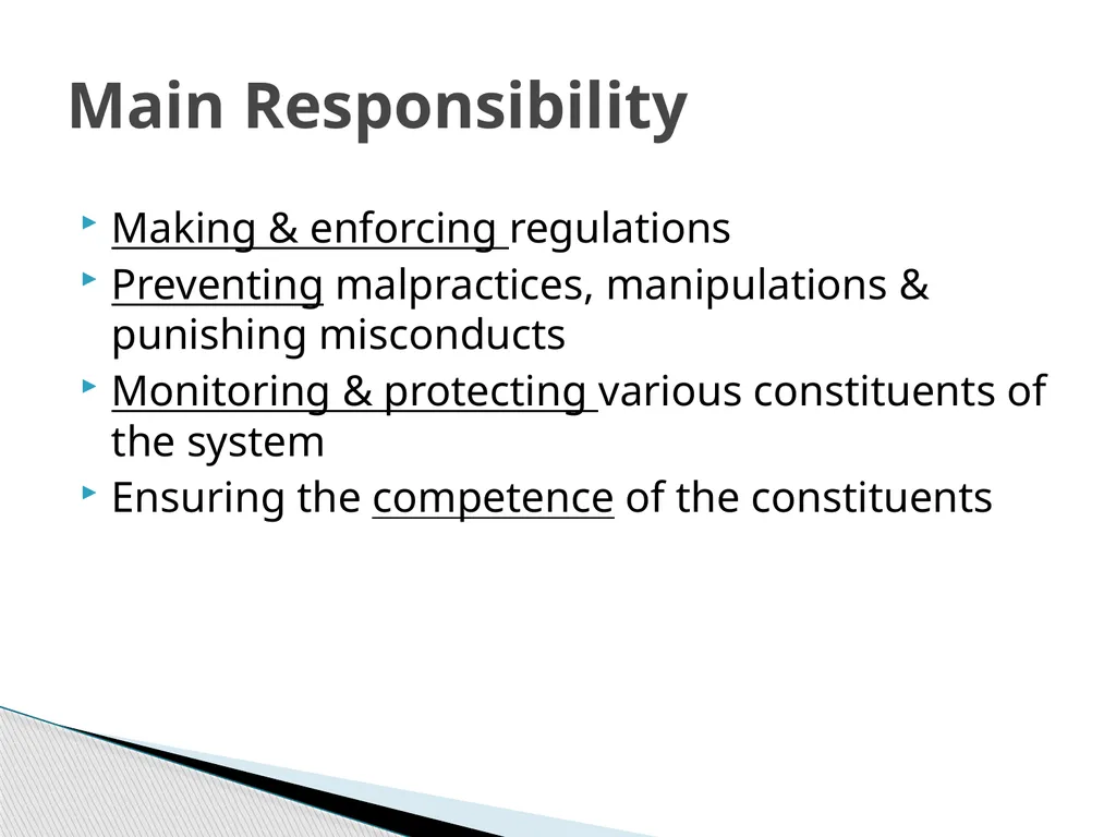 Financial Regulators A financial regulator is a - slide 3 of 33