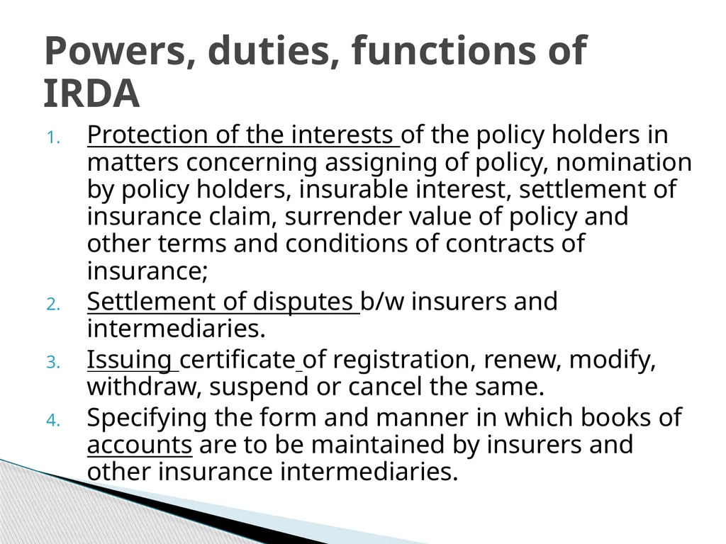 Financial Regulators A financial regulator is a - slide 14 of 33
