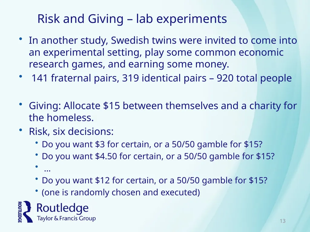 Chapter 12 Physiology of Investing Psychobiology - slide 13 of 33