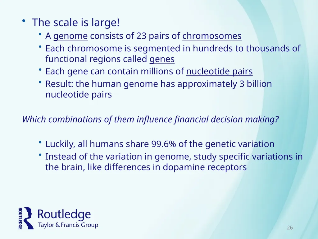Chapter 12 Physiology of Investing Psychobiology - slide 26 of 33