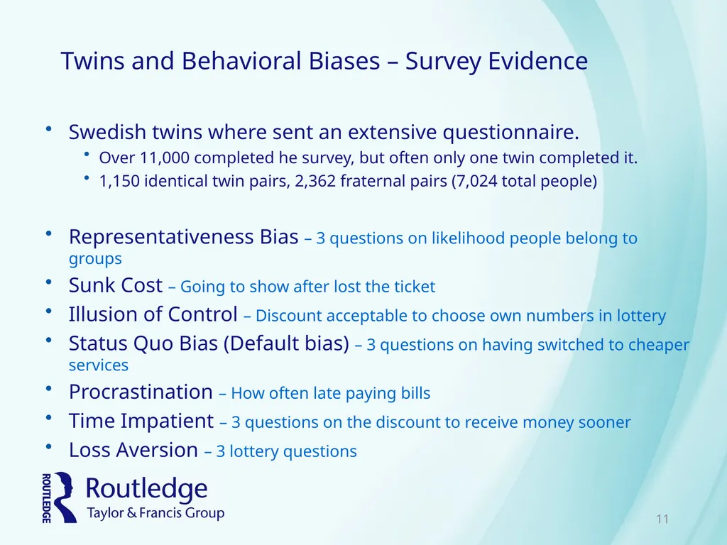 Chapter 12 Physiology of Investing Psychobiology - slide 11 of 33