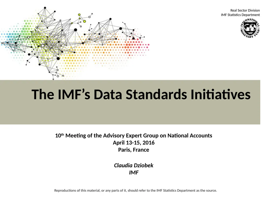 10th Meeting of the Advisory Expert Group on - slide 1 of 19