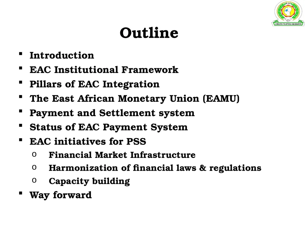 Development of an Inter-Regional Payment System - slide 2 of 23