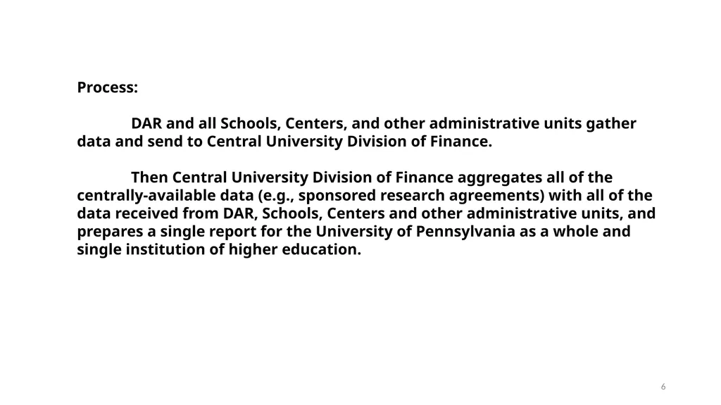 FOREIGN GIFT AND CONTRACT REPORTING LEGAL - slide 6 of 22