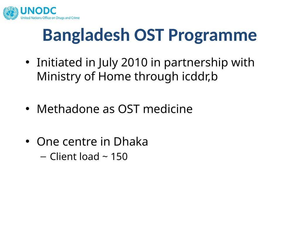 OST IN SOUTH ASIA Operational issues & supply - slide 9 of 40