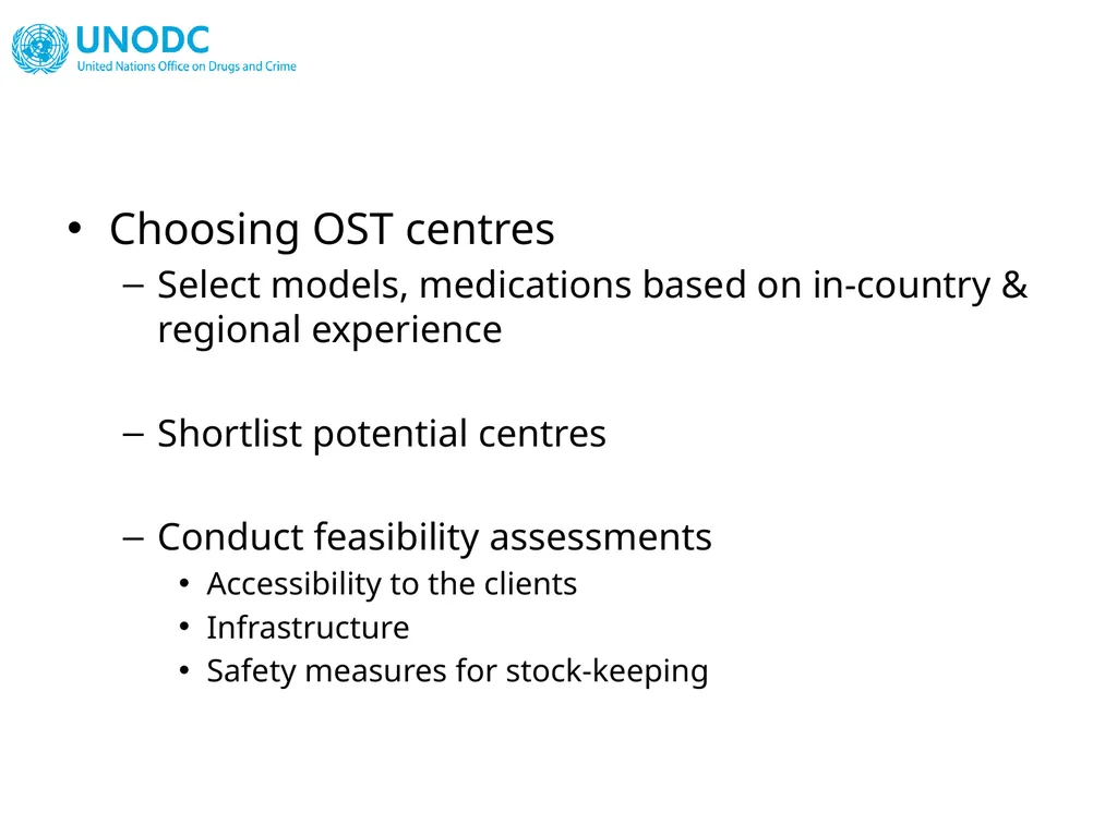OST IN SOUTH ASIA Operational issues & supply - slide 22 of 40