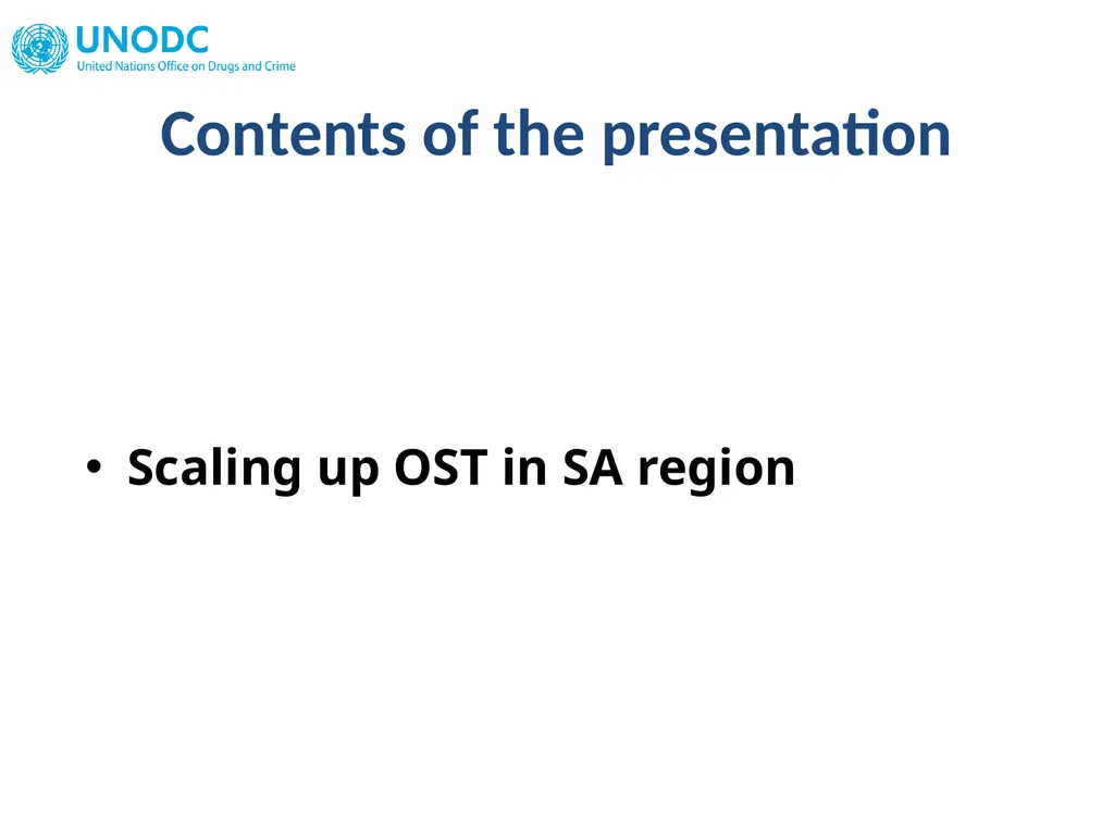 OST IN SOUTH ASIA Operational issues & supply - slide 19 of 40