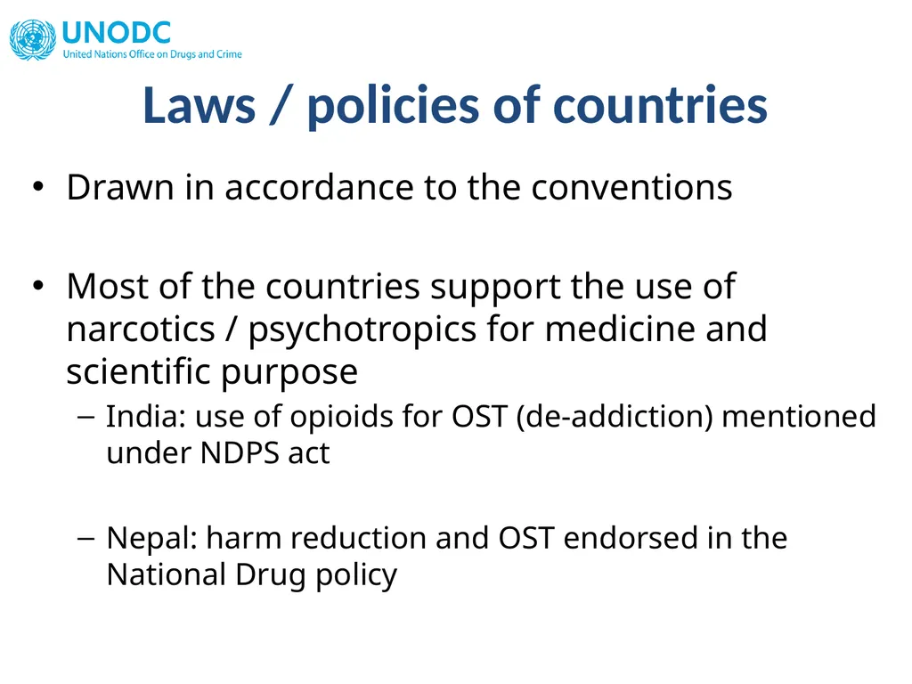 OST IN SOUTH ASIA Operational issues & supply - slide 28 of 40