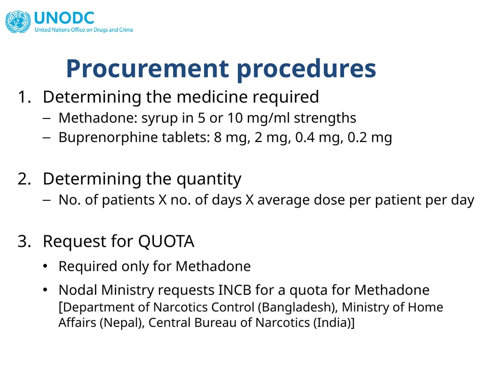 OST IN SOUTH ASIA Operational issues & supply - slide 30 of 40
