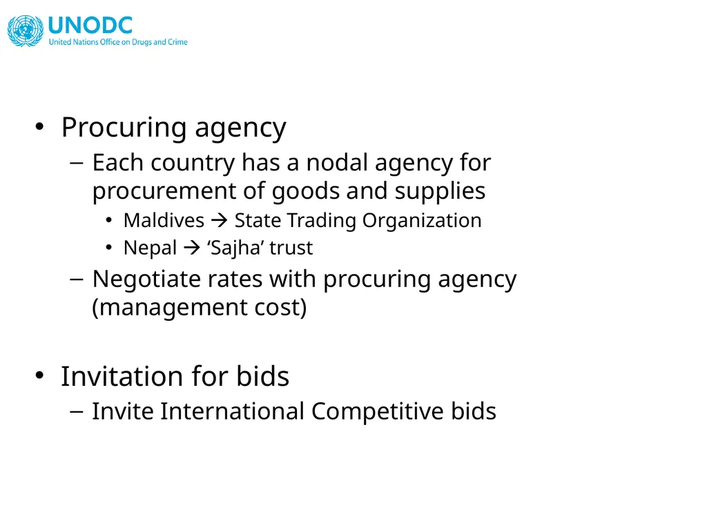 OST IN SOUTH ASIA Operational issues & supply - slide 31 of 40