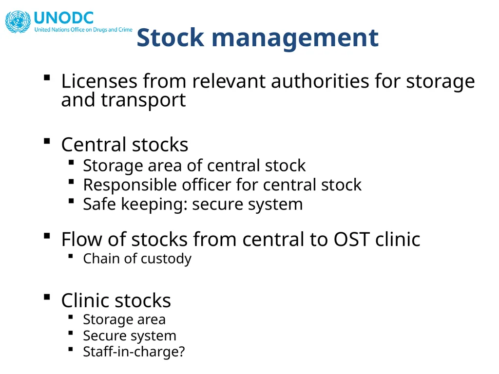OST IN SOUTH ASIA Operational issues & supply - slide 34 of 40