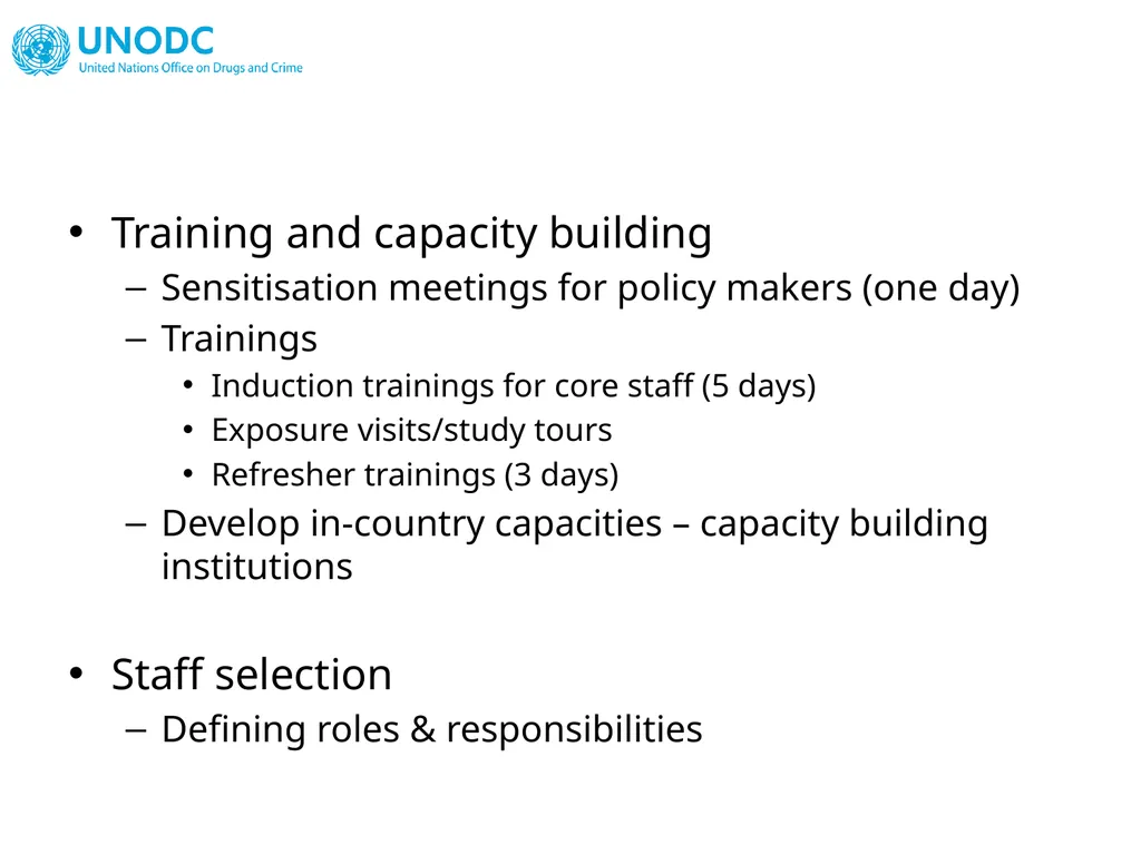OST IN SOUTH ASIA Operational issues & supply - slide 23 of 40