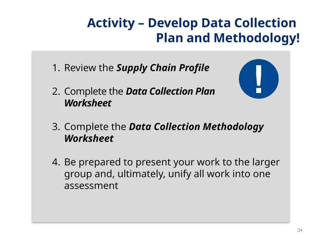 Session 1 Objectives – Workshop Welcome By the end - slide 34 of 48