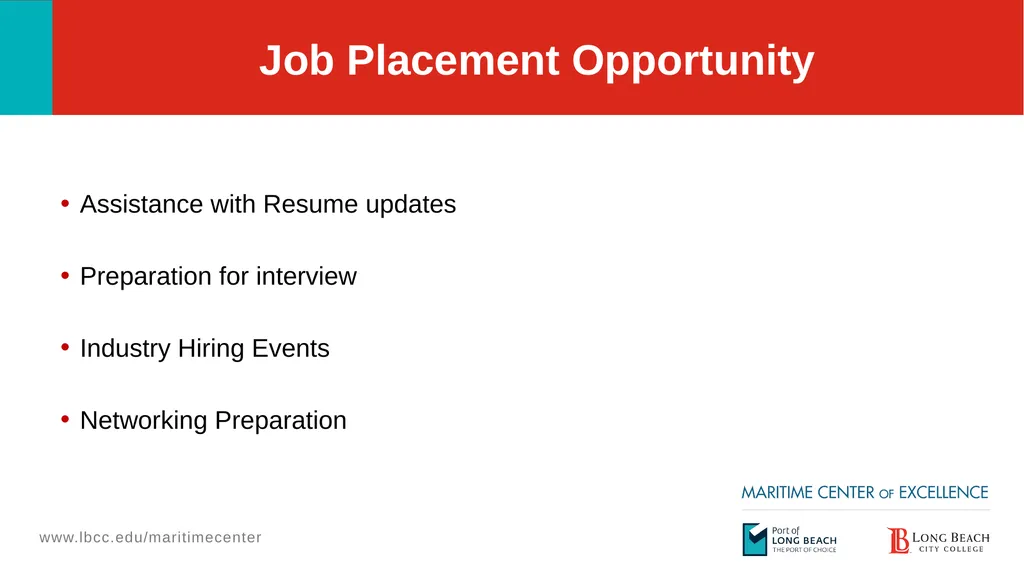 Welcome Information Session Long Beach City - slide 13 of 20