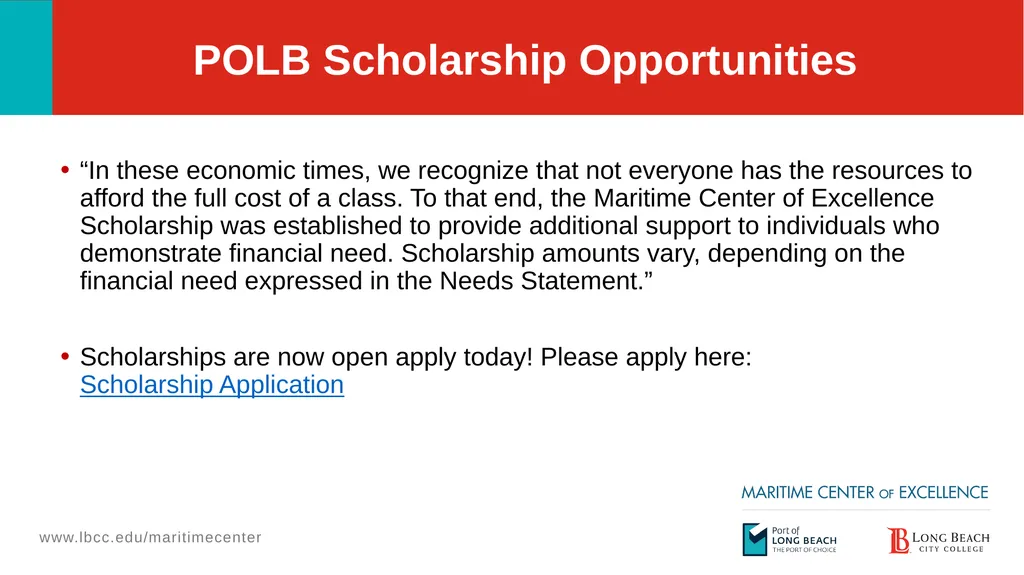 Welcome Information Session Long Beach City - slide 18 of 20