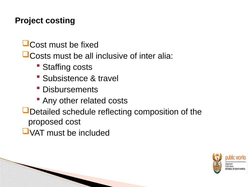 Briefing to Prospective Bidders Intervention to - slide 37 of 38