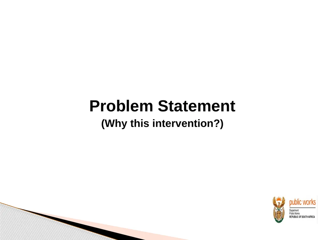 Briefing to Prospective Bidders Intervention to - slide 7 of 38