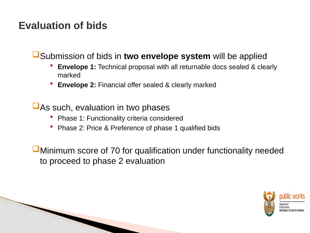 Briefing to Prospective Bidders Intervention to - slide 33 of 38