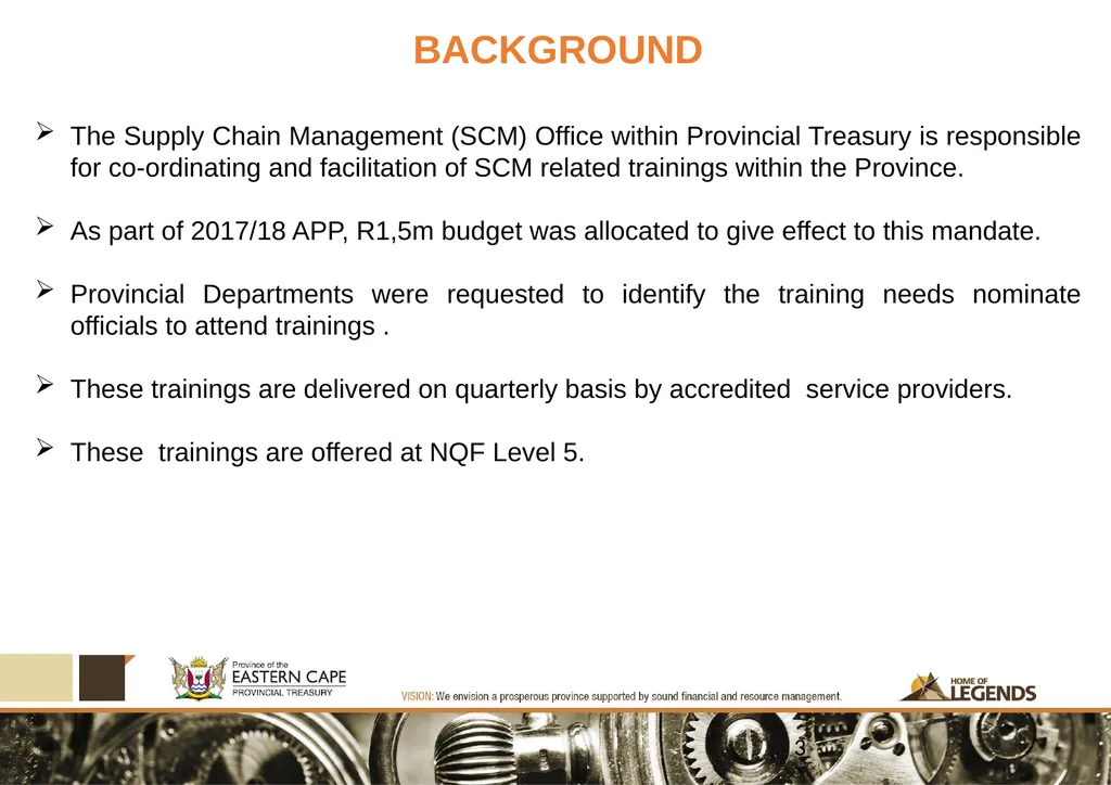 EXTENDED SCM FORUM 08 AUGUST 2017 CAPACITY - slide 3 of 8