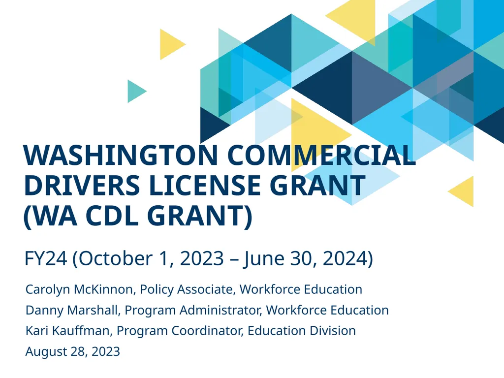 Carolyn McKinnon, Policy Associate, Workforce - slide 1 of 23
