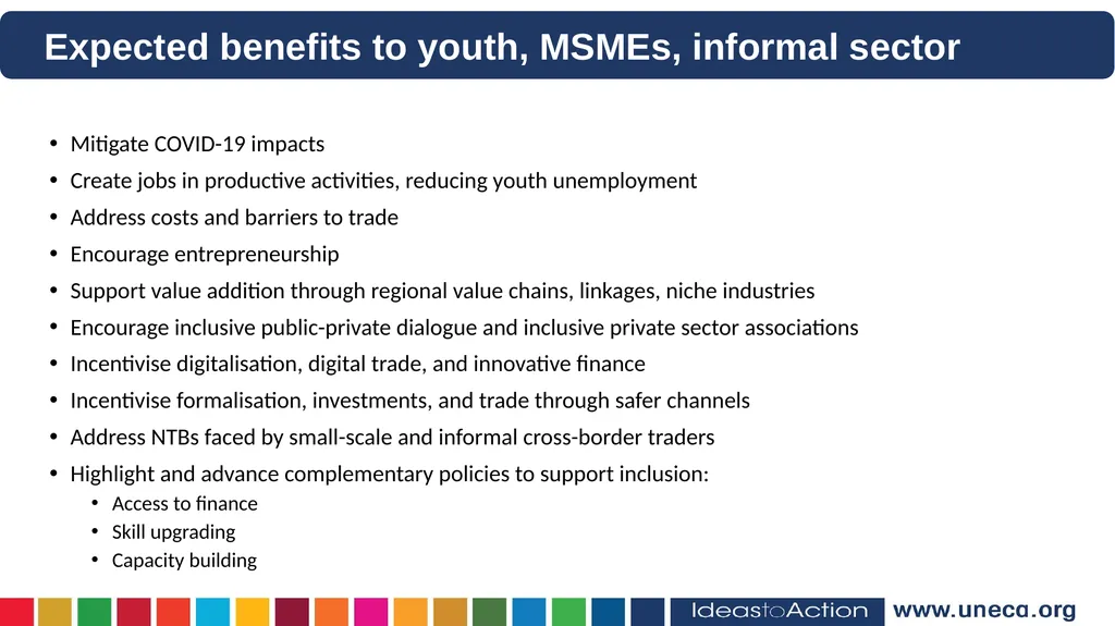 Youth Participation in the AfCFTA IMSMEs account - slide 5 of 8