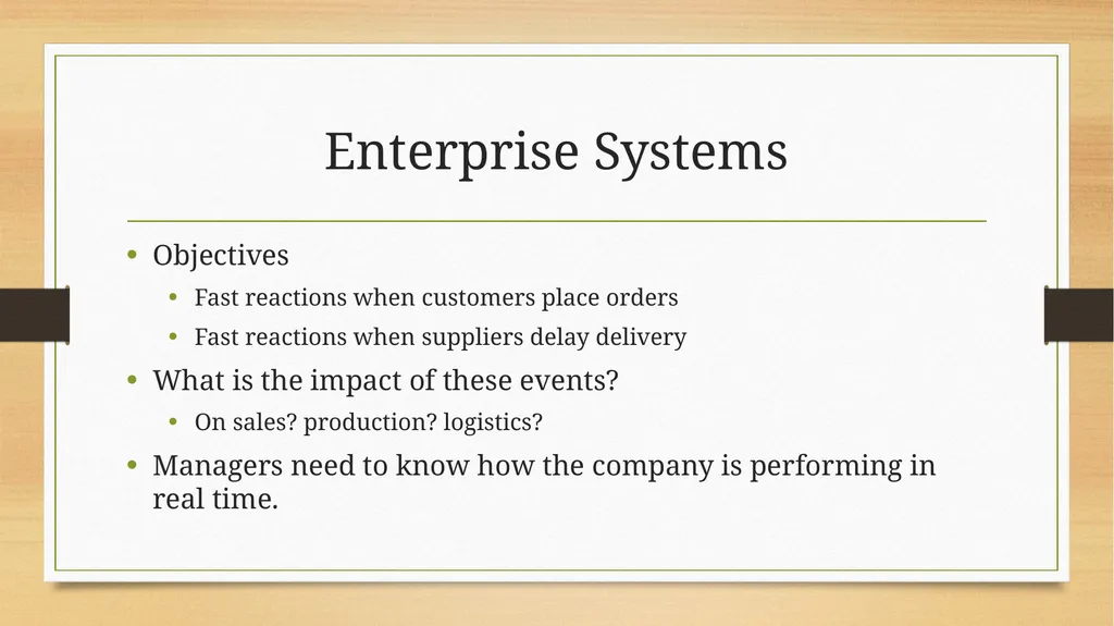 261446 Information Systems Week 9 Achieving - slide 4 of 55